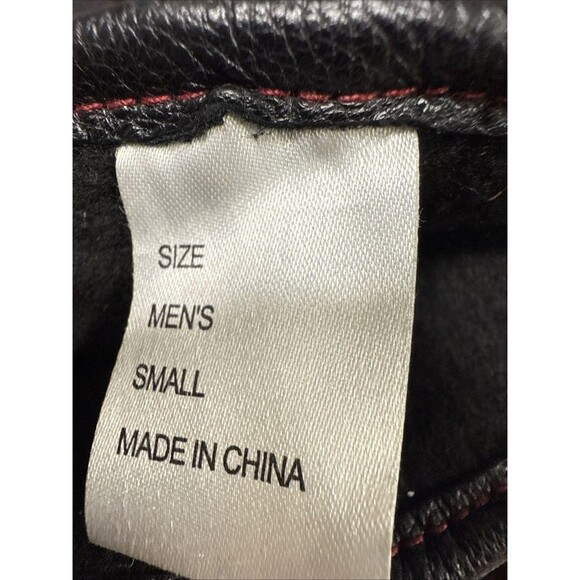 Pendleton Wool Lined Gloves S SouthWest Design With Leather Palm Leather Strap - Picture 5 of 5